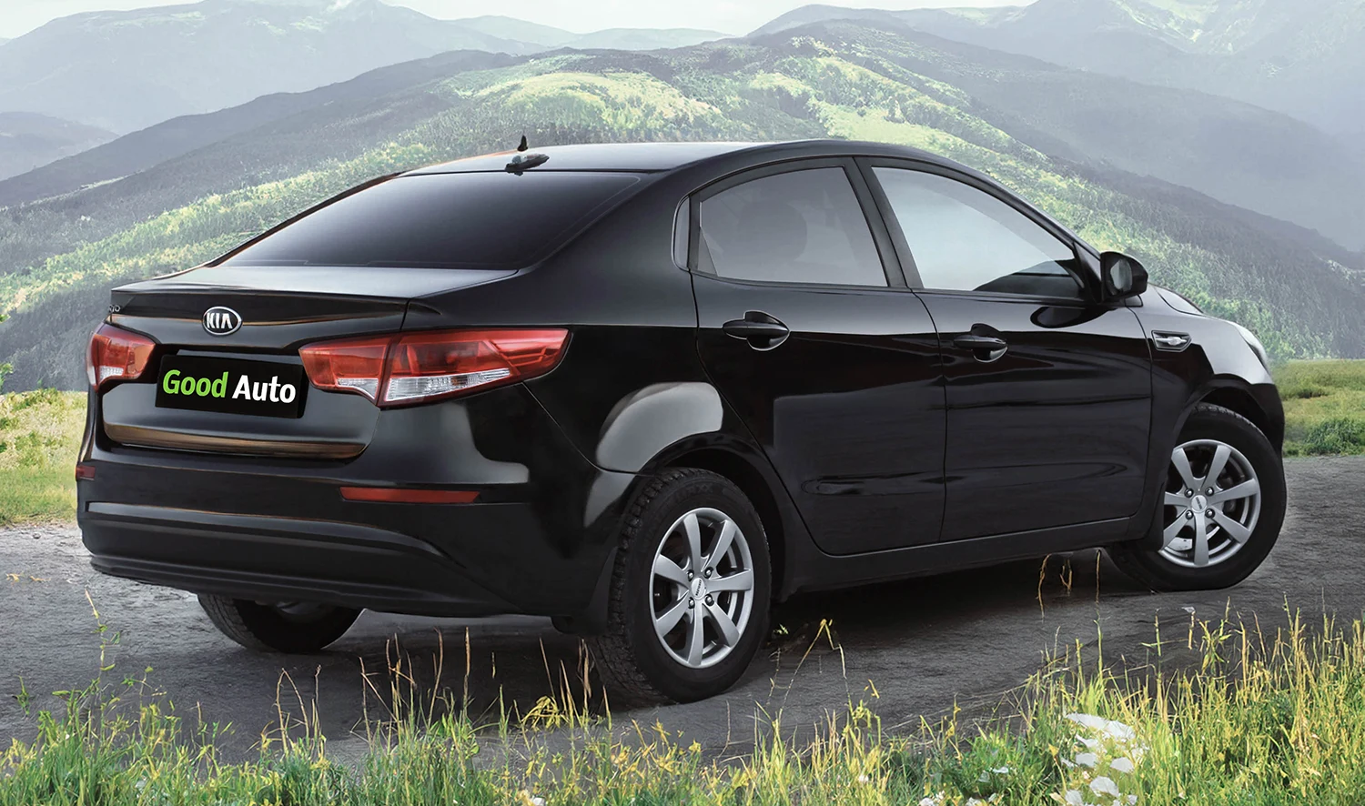 Аренда Kia Rio 2018 чёрный